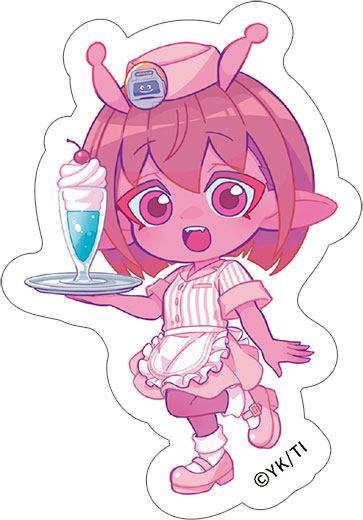 銀河特急 ミルキー☆サブウェイ ダイカットステッカー チハル[ムービック]《０２月予約》