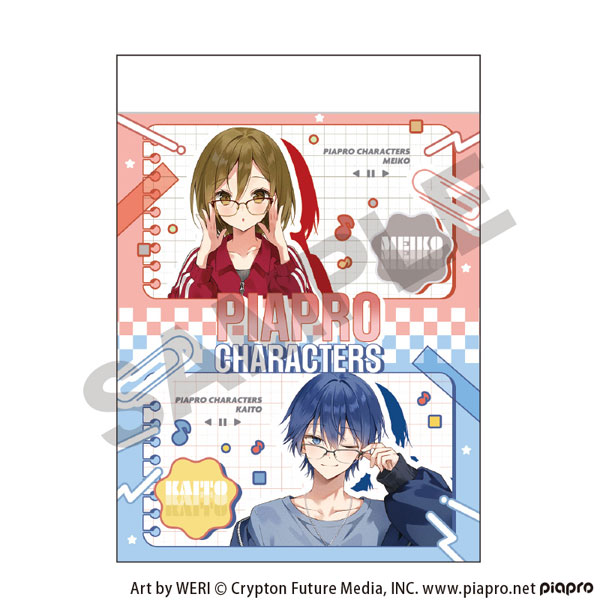 初音ミク ミニメモ MEIKO＆KAITO メガネスタイル[クラックス]《０３月予約》