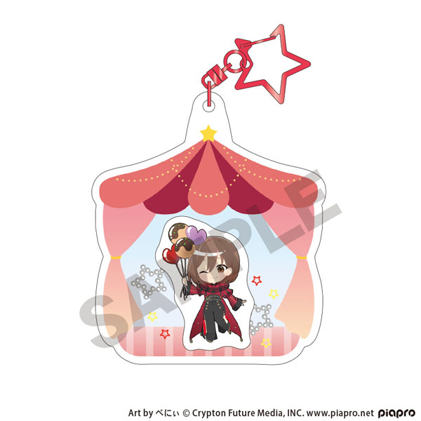 初音ミク エアインキーチェーン MEIKO ブラックサーカスミニキャラ[クラックス]《０３月予約》