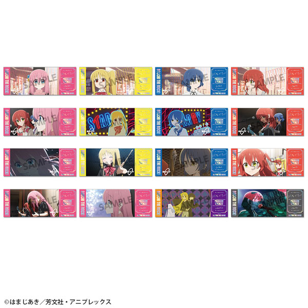 アニメ「ぼっち・ざ・ろっく！」 トレーディングホログラムチケット風カード 16個入りBOX