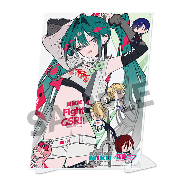 レーシングミク 2025 Rd.7 AUTOPOLIS Ver. ビジュアルアクリルプレート