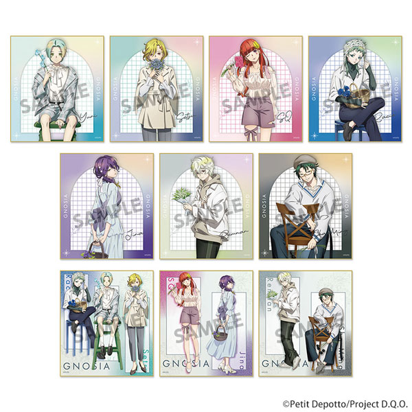 グノーシア 描き下ろしトレーディングミニ色紙 10個入りBOX