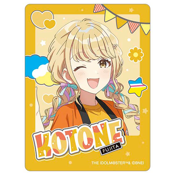 学園アイドルマスター ステッカー 藤田ことね 初星文化祭フェア