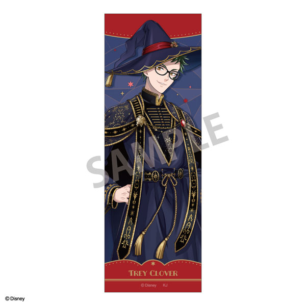 ブルームバースデー　トレイ・クローバー　缶バッジ ディズニー ツイステッドワンダーランド ロングスクエア缶バッジ