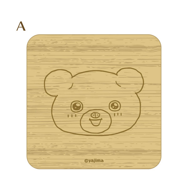 お部屋ぐまルーミー ウッドコースター A[和心]《０２月予約》
