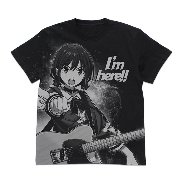 Girls' Band Cry Serina All Print T-shirt/BLACK-L [COSPA]《SOLDE/STOCK ITEMS》