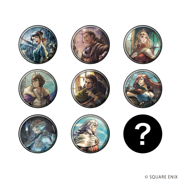 缶バッジ「OCTOPATH TRAVELER 0」03/公式イラスト 9個入りBOX