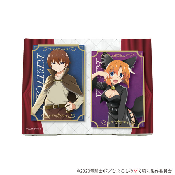 キャンバスボード「ひぐらしのなく頃に 卒」04/前原圭一＆竜宮レナ(描き下ろしイラスト)[A3]《０３月予約》