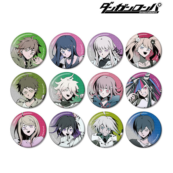 ダンガンロンパシリーズ しづさんイラスト スポーティルックver. トレーディンググリッター缶バッジ 12個入りBOX