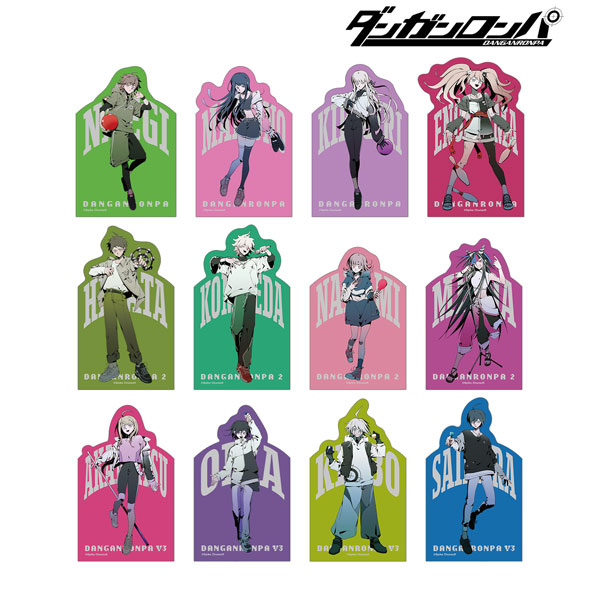ダンガンロンパシリーズ しづさんイラスト スポーティルックver. トレーディングダイカットステッカー 12個入りBOX