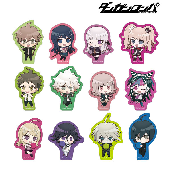 ダンガンロンパシリーズ トレーディング ちびキャラ アクティビティver. ダイカットステッカー 12個入りBOX