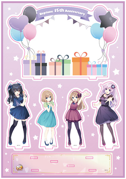 超次元ゲイム ネプテューヌ 15周年記念 描き下ろしアクリルジオラマ