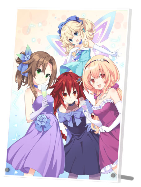 超次元ゲイム ネプテューヌ 15周年記念 描き下ろしB6アクリルパネル パーティー[コンパイルハート]《０４月予約》