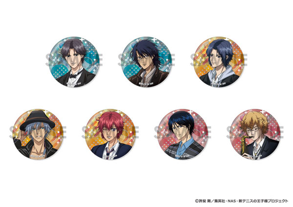 新テニスの王子様 トレーディングホログラム缶バッジ 王子様達の休日 BOX.B 7個入りBOX