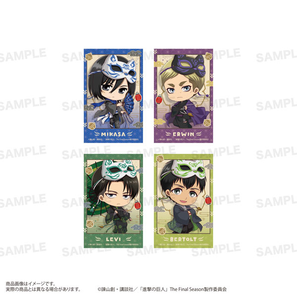 TVアニメ『進撃の巨人』ミニフォトカードセット(きゃらほっぴん！)狐面