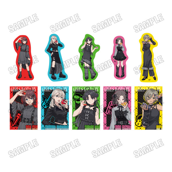 ガールズバンドクライ 描き下ろしステッカーコレクション ブラックファッションフルーツver. BOX