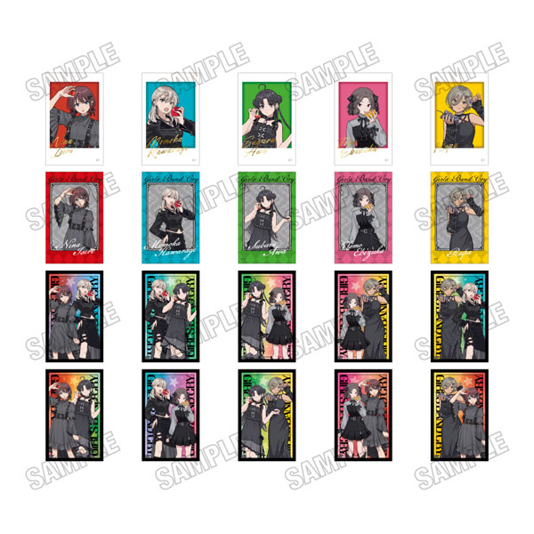 ガールズバンドクライ 描き下ろしミニフォトカードコレクション ブラックファッションフルーツ BOX