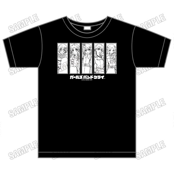 アニメ「ガールズバンドクライ」 Tシャツ ブラックファッションフルーツver.[メディコス・エンタテインメント]《０４月予約》