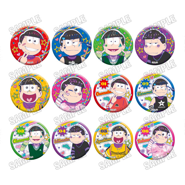 TVアニメ「おそ松さん」 描き下ろし缶バッジコレクション デコラver. 12個入りBOX