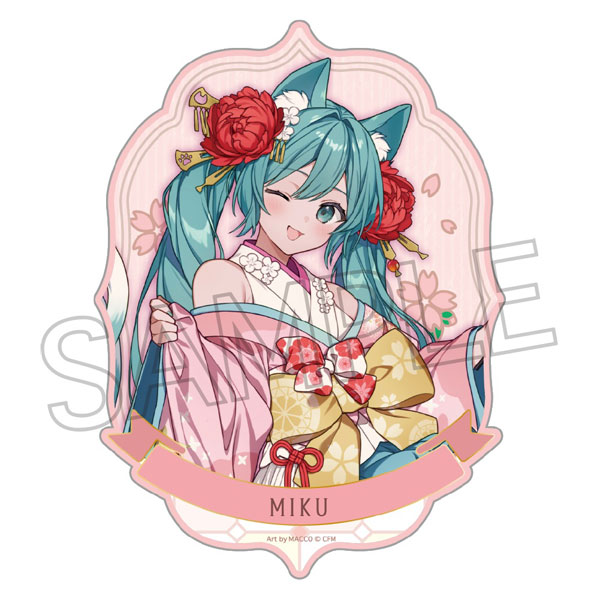 初音ミク 百鬼夜行 ～麗宴～ ステッカー A 猫又(ねこまた)[ツインクル]《０３月予約》