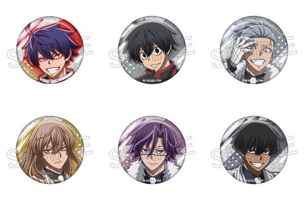 桃源暗鬼 シャインシリーズ グリッター缶バッジ Vol.2　6個入りBOX