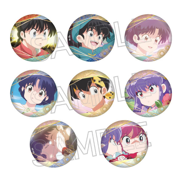 らんま1/2 箔押し缶バッジ vol.2　8個入りBOX