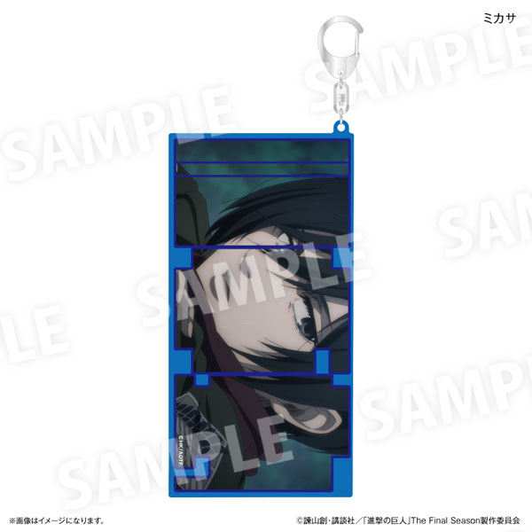 進撃の巨人 特大ネームアクリルキーホルダー ミカサ[カルチュア・エンタテインメント]《０３月予約》