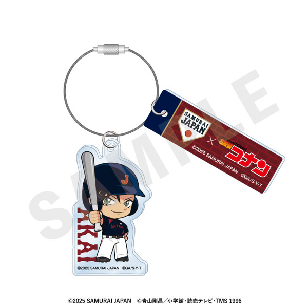 「侍ジャパン×名探偵コナン」 ミニキャラ ワイヤーアクリルキーホルダー(赤井秀一)[coly]《０２月予約》