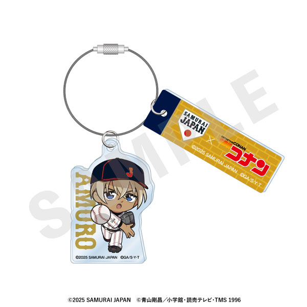 「侍ジャパン×名探偵コナン」 ミニキャラ ワイヤーアクリルキーホルダー(安室透)[coly]《０２月予約》