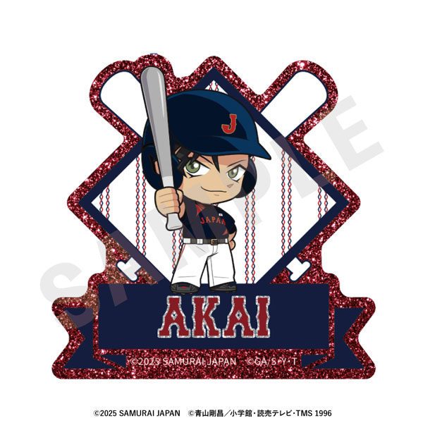 「侍ジャパン×名探偵コナン」 ミニキャラ キラキラお名前バッジ(赤井秀一)[coly]《０２月予約》