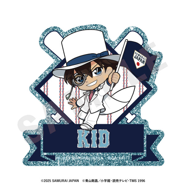 侍ジャパン×名探偵コナン」 ミニキャラ キラキラお名前バッジ(怪盗