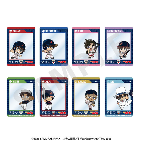 「侍ジャパン×名探偵コナン」 ミニキャラ トレーディングアクリルカード 8個入りBOX
