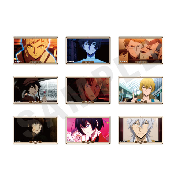 「文豪ストレイドッグス」 favorite series トレーディングアクリルカード 武装探偵社ver. 9個入りセット