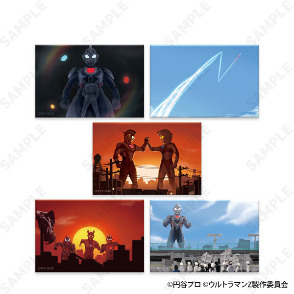 ウルトラマンZ 長方形缶バッジ[One scene] 5個入りBOX