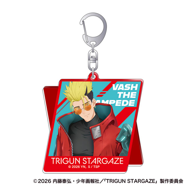 TRIGUN STARGAZE アクリルキーホルダー ヴァッシュ・ザ・スタンピード A[ムービック]《在庫切れ》