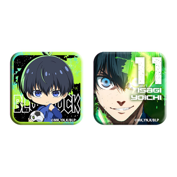 ブルーロック ドンキ 特典 スクエア缶バッジ 潔世一 ブルーロック 「潔世一」スクエア缶バッジセット[アクセルグラフィック