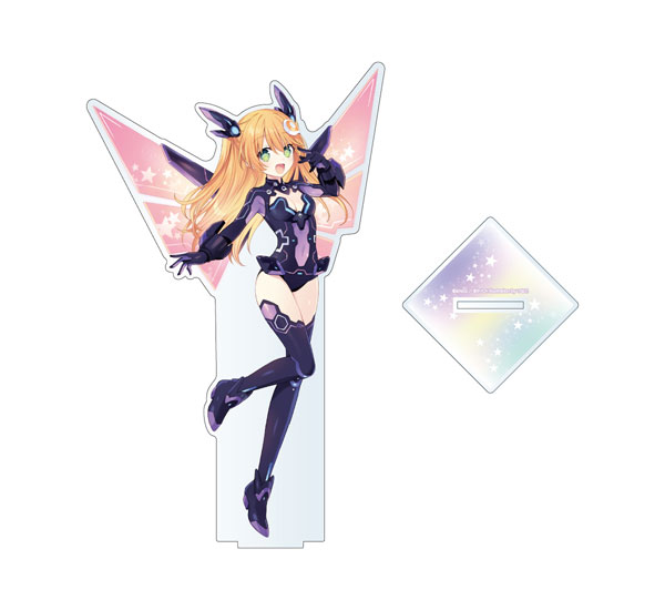 あみネプダブル周年コラボ BIGアクリルスタンド「パープルハート衣装：あみこ」 イラスト：つなこ