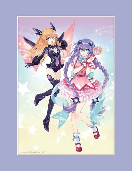 あみネプダブル周年コラボ A5キャラファインマット イラスト：つなこ[あみあみ]《０４月予約》