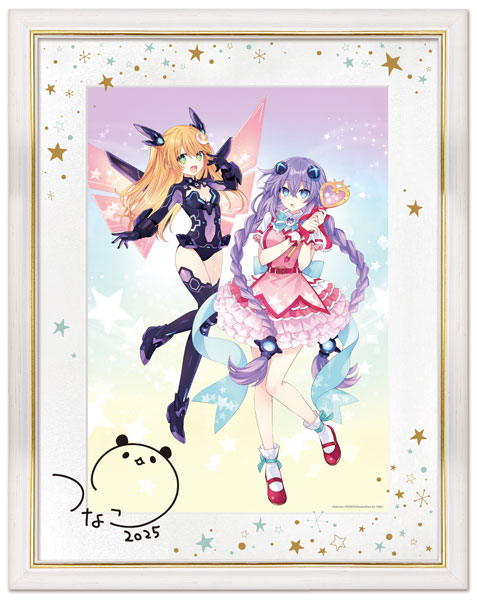 あみネプダブル周年コラボ A4キャラファイングラフ イラスト：つなこ[あみあみ]《０４月予約》