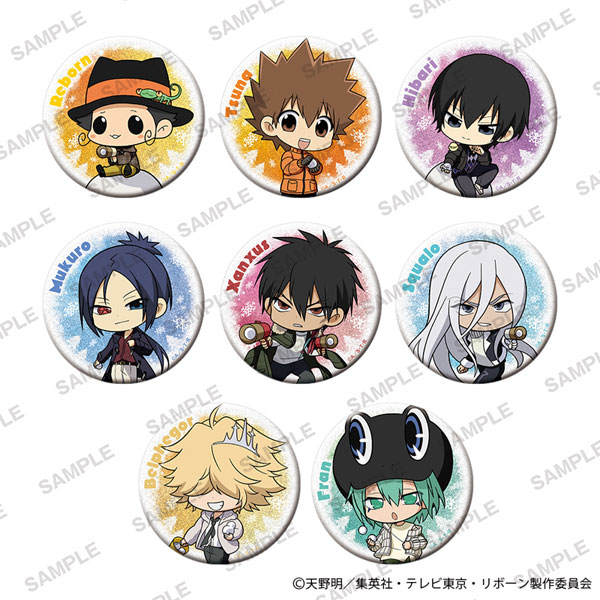 家庭教師ヒットマンREBORN！ キラキラ缶バッジコレクション ミニ 雪