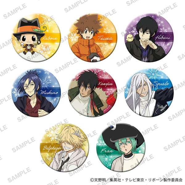 家庭教師ヒットマンREBORN！ 缶バッジコレクション 雪バトルver. 8個入りBOX[KADOKAWA]《０３月予約》