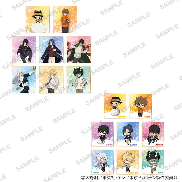 家庭教師ヒットマンREBORN！ トレーディングミニ色紙 雪バトルver. 16