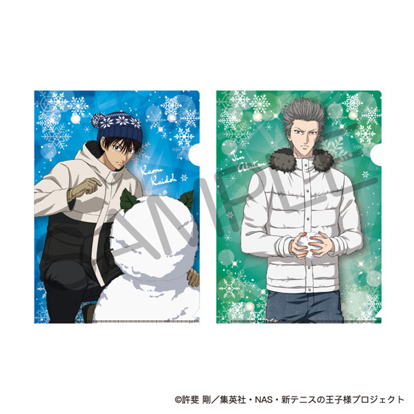 新テニスの王子様 A4クリアファイル2枚セット 雪遊びver. 海堂薫＆亜久