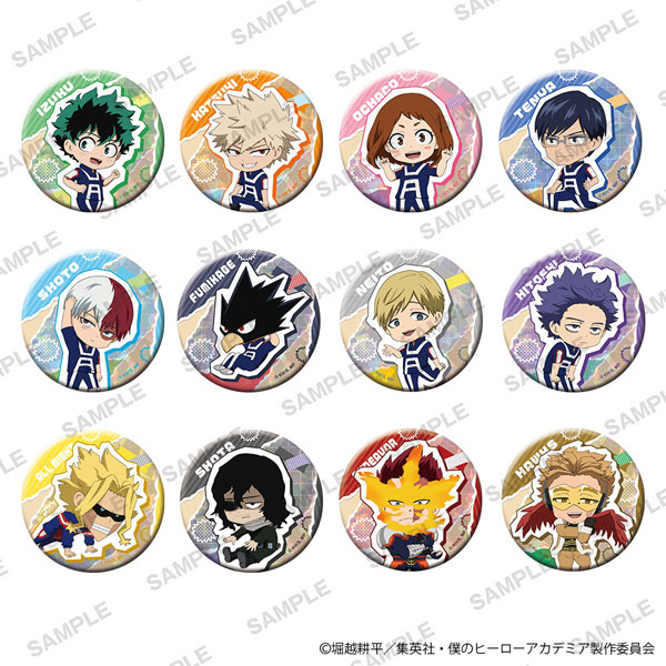 僕のヒーローアカデミア きらきら缶バッジコレクション 準備運動ver