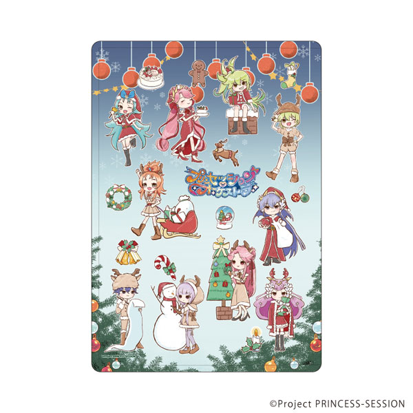 キャラクリアケース「TVアニメ『プリンセッション・オーケストラ』」01/集合デザイン クリスマスVer.(グラフアートイラスト)[A3]《０３月予約》