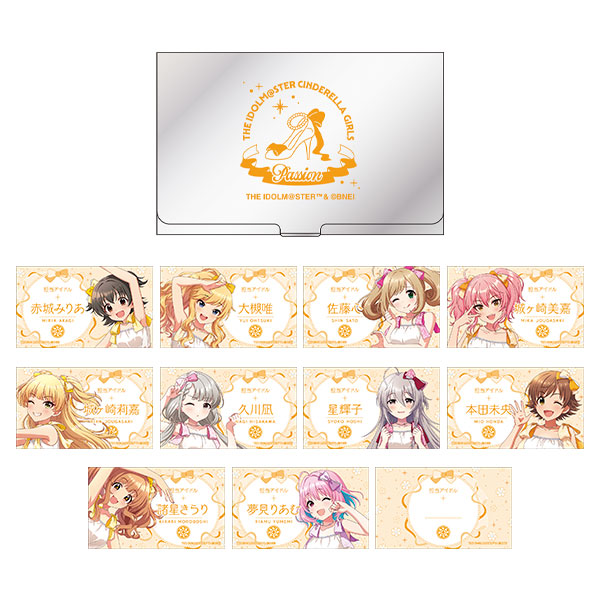アイドルマスター シンデレラガールズ 名刺ケース＆名刺風カードセット PASSION[ムービック]《０４月予約》