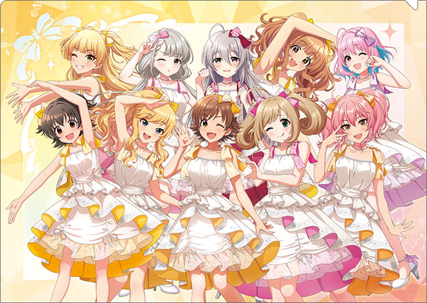ポジパ　アイドルマスターシンデレラガールズ　クリアファイルほか計4点　7kh アイドルマスター シンデレラガールズ クリアファイル PASSION