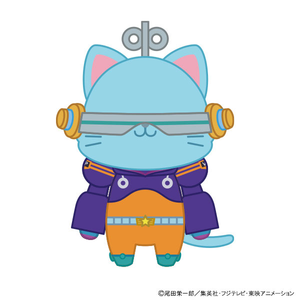 ONE PIECE エッグヘッド編withCATアイマスク付きぬいぐるみキーホルダー フランキー