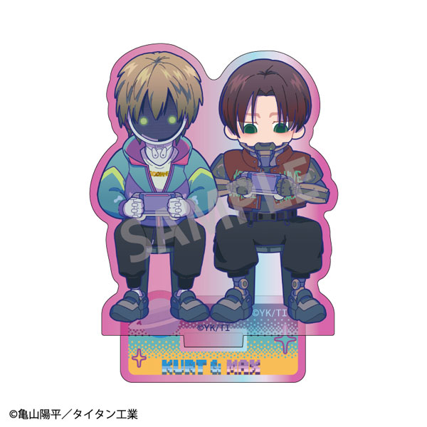 ミルサブ　オーロラアクキー　マックス・カート 銀河特急 ミルキー☆サブウェイ オーロラミニアクリルスタンド カート
