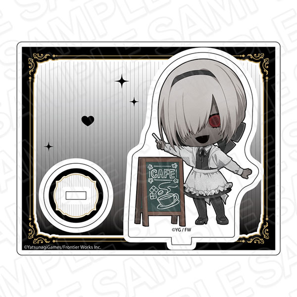 文字化化 アクリルスタンド レインコート ウェイター デフォルメ ver